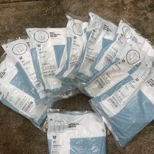 (9) LDS / Mormon Men's Undergarments Underwear Brief Bottoms size 32 - LOT